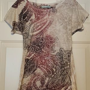 Shirt sleeve Maurices burnout tee